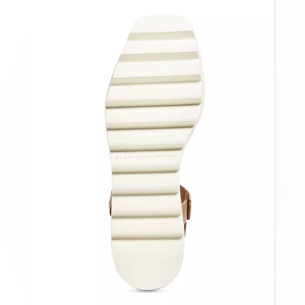 Stella McCartney Women's Elyse Wedge Platform Sandals. - Picture 3 of 9